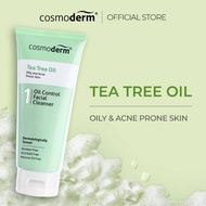 Cosmoderm Tea Tree Oil Oil Control Facial Cleanser 125ml, Face Wash, Oil Control, Pencuci Muka, Jera