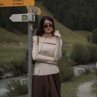 Elena sweater  สเวตเตอร์สายแกรมลูกคุณสุดๆ ใส่ได้หลายสไตล์