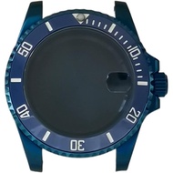 40MM Flat Mirror/Calendar Window Magnifying Glass Watch Case for NH35/NH36 Watch Movement Watch case