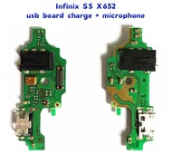Konektor Cas Infinix S5 / S5 Lite X652 Board Charger plugin PCB IC