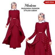 New fashion stylish Layer with batu jubah for muslimah