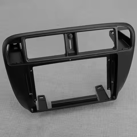 9'' Black ABS Car Radio Stereo Dash Fascia Frame Panel Trim Fit for Honda Civic EJ/EK/EM 1995 1996 1