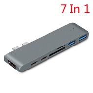 USB 3.1 Type-C Hub for MacBook Pro 14 M3 2023 M2 M1 Adapter to HDMI PD USB-C Card Reader for twin ad