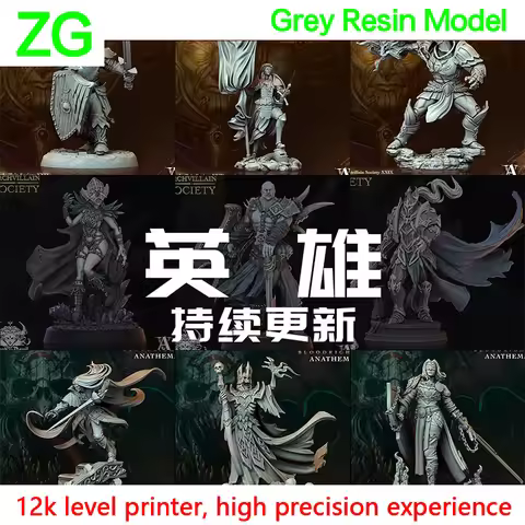 【 Villain Hero 】 DND Running Team Chess Model