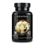 【台灣代購】Leviathan Nutrition Advanced Omega-3 魚油膠囊 (60顆/瓶)