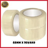 OPP TAPE TRANSPARENT 48MM X 90YARD CLEAR TAPE