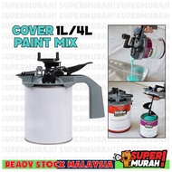 Car Paint Mixing Paint Slurry Cover【1L /4L】Agitator Lid Paint 2K Tinter Paint Mixer Machine & Manual