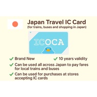 ICOCA IC Card Shipped from Japan – Direct Use on Trains and Buses in Japan