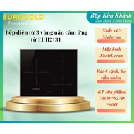 Eurogold EUH2131 induction cooker with 3 built-in cooking zones