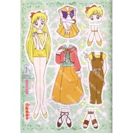 Sailor Moon 5 Nostalgic Dress Up Paper Doll Dress Up Small Game Dress Up Handbook Electronic Materia