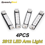 SpeedyBee LED Light 2812 LED Arm Light RGB Arm Light Strip Programable Two Ways to Connect 4PCS 2812