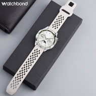 สายนาฬิกาผู้ชายแบบสวมใส่สบาย ระบายอากาศได้ดี ยางฟลูออร์ ทนทานต่อการสึกหรอ สำหรับ Huawei Watch GT5 pr