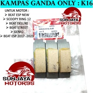 Kampas Ganda Beat eSP new -  Genio - Beat new 2019 - 2021  Beat Street new - SCOOPY NEW kode k16