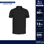 Tommy Hilfiger เสื้อโปโลผู้ชาย รุ่น MW0MW26882 BDS - สีดำ