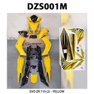 Original Demak EVO ZR 110 Cover Set New (Percuma Sticker)
