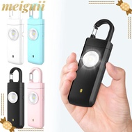 MEIGUII Emergency LED Torch Keyring, 130dB Portable Personal Alarm Safety Keychain, Panic Security K