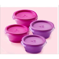 Tupperware one touch bowl (2) 400ml