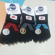 Taiwan Made 4D Five-Finger Socks Honeycomb X Knitting Thick-Soled Towel Bottom