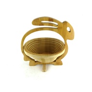 Folding Fruit Basket Fruit Basket Fruit Basket Bamboo Fruit Basket Creative Wholesale Q9VC