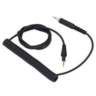 Kabel Bunyi Fon Kepala Kabel Bunyi Sambungan Spring Panjang 3.5 mm Palam 6.3 mm Penyesuai Dj Hdj Cue
