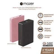 Mazer Powerbank Power Bank (PD35W/10KmAh & 45W/20KmAh & 100W/24KmAh) Fast Charging Portable Charger