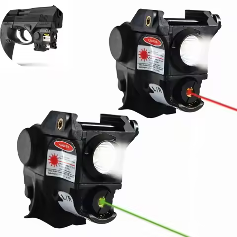 @New Tactical Compact Pistol Light Flashlight Gun + Green Red Laser Sight Taurus G2C PX4 walther Hun
