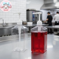 Flymesitr With Hydraulic Pump Nozzle Head Kitchen Honey Jar Container Home 1600ml Liquid Dispenser W