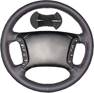 Car Steering Wheel Cover Microfiber Leather Stitch Wheel Wrap Fit for BMW 3 5 Series E36 E46 318i 32