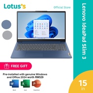 Lenovo IdeaPad Slim 3 [3-JCMJ Blue / 3-JBMJ Grey] (R5-7430U,16GB,512GB,15.6",W11)