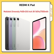 REDMI K Pad Mediatek Dimensity 9400+ 8.8 inch 3K LCD 165Hz 7500mAh Redmi Pad Pro Snapdragon 7s Gen 2