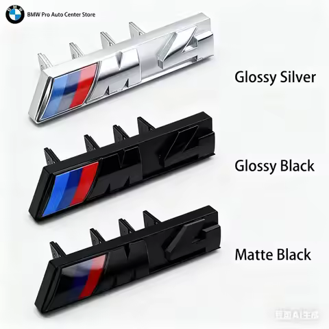 3D ABS car front grille badge BMW E87 F20 F52 F23 F45 F46 E46 E90 E92 E93 Decorative Competition Edi