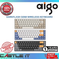 Aigo DarkFlash GD68 Bluetooth Wireless USB Type-C Wired 2.4G Mechanical Keyboard 68 Keys