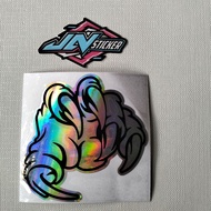 Claw cutting sticker claw hand sticker