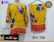 Fashion Setelan Cp Sunan Jumbo Batik Kencana Ungu Kuh Label Hitam