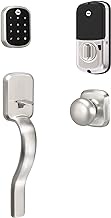 Yale Security B-YRD256-ZW-RX-619 Yale Assure Lock SL with Z-Wave with Ridgefield Works with Ring Alarm, Smartthings, and Wink Smart Touchscreen Deadbolt with Matching Handleset, Satin Nickel