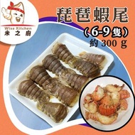 鯨魚仔 - [海] ·⚡e閃購⚡ 琵琶蝦尾 6–9件裝 (300g± 鯨魚仔)｜火鍋打邊爐燒烤必備｜急凍海鮮｜蒜蓉炒／椒鹽炒／芝士焗｜肉質彈牙似瀨尿蝦｜急凍 -18°C AH1