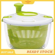 [CloudsMiles] Large Salad Spinner-5 Quarts, Wash, Rotate& Dry Vegetables, Fruits& Salads