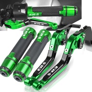 Motorcycle Brake Handle Clutch Lever CNC Aluminum Adjustable Clutch Brake Lever For KAWASAKI ER-5 ER