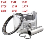 Engine Go karting 152F 154F 168F 170F 173F 177F 188F 190F 192F Piston Ring for Generator Water Pump 