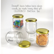 Doorgift kaca bekas kaca glass candy jar madu honey door gift GW006(S) 8x6.5cm  1pc
