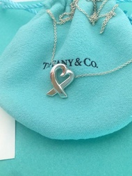 正品Tiffany&amp;co 經典 loving Heart 心形項鍊 9成新《專櫃真品保證》