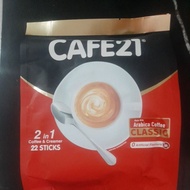 Cafe21 2 in 1 Instant Caffemix Cafe21/ Without Sugar (No Sugar Added)