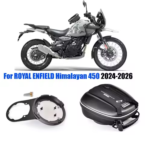 For ROYAL ENFIELD Himalayan 450 2024 2025 2026 Motorcycle Tank Bag Quick Lock Navigation Luggage Wat