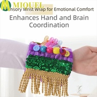 MIQUELZA Sensory Wrist Band, Alzheimer Pressure Anxiety Relief Touch Arm Cover, Stress-relieving Plu