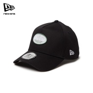 New Era 9FORTY A-Frame Golf Stretch Cotton Washable Oval Logo Black Snapback Cap