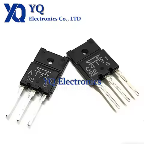 10Pairs 2SA1746 A1746 + 2SC4131 C4131 TO-3PF Silicon NPN + PNP Epitaxial Planar Transistor