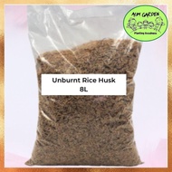 8L Rice Husk Ideal for Gardening, Mixing into Soil, potting soil, potting mix, aroid mix