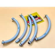 (MURAH 🔥) HOSE minyak Yamaha RXZ Pipe Motor Siap Clip 2pcs Kelabu Double Layer Line merah Minyak Pet