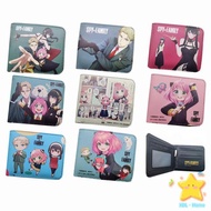 【Ready Stock】⭐ beg dompet budak lelaki perempuan children's day gift Anime spy play around PU wallet brief paragraph cartoon cute students thin card bag wholesale men and women