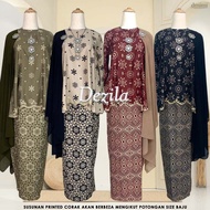 DMIMI Baju Kurung Moden DEZILA | Mini Kurung Batik Moden | Premium Dobby Silk | Small Size to Plus S